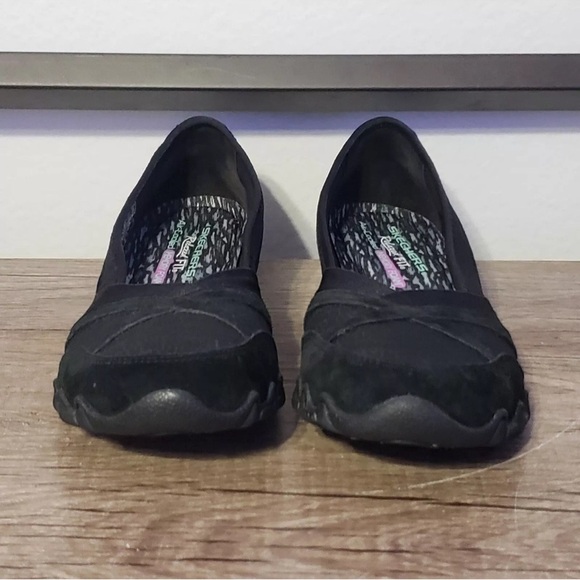 Skechers Memory Foam Relax Fit Biker Slip On Loafers Stretch Fabric Leather Sz10 - Picture 11 of 12